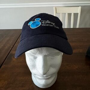 Disney Vacation Club (DVC) Member Black/Blue Ballcap Hat NWOT